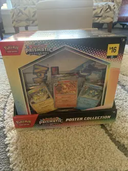 Pokemon Scarlet & Violet Prismatic Evolutions Poster Collection LOT OF 6 SEALED - Image 1
