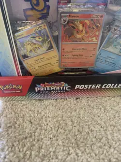 Pokemon Scarlet & Violet Prismatic Evolutions Poster Collection LOT OF 6 SEALED - Image 2