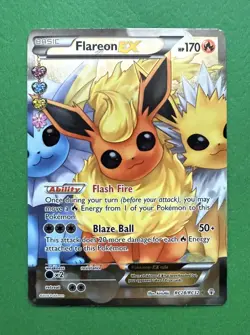 Pokemon TCG Flareon EX Full Art Generations: Radiant Collection RC28/RC32 - Image 1