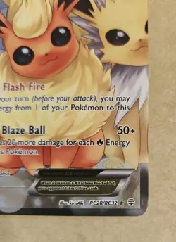 Pokemon TCG Flareon EX (Full Art) RC28/RC32 Generations: Radiant Collection - Image 5
