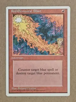 Red Elemental Blast - 4th Edition - Near Mint | MTG - Image 1
