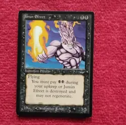 Magic: The Gathering Junun Efreet Creature Arabian Nights Black Regular - Image 1