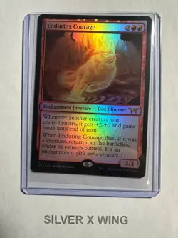 Enduring Courage Foil x1, MTG, Duskmourn: House of Horror, DSK, MN - Image 1