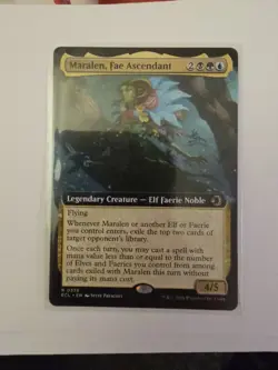 Magic The Gathering Maralen, Fae Ascendant (Extended Art), Lorwyn Eclipsed Reg - Image 1