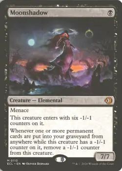 MTG Moonshadow (0110) *Non-Foil* Base Mythic Lorwyn Eclipsed MT/NM Free Ship - Image 1