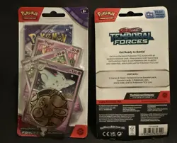 Pokemon SV Temporal Forces Premium Checklane Blister Lot (2x) Togepi Line Sealed - Image 1