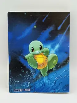 Pokemon Mewtwo & Squirtle 4 Pocket Card File Holder for Protecting Trading Cards - Image 2