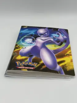 Pokemon Mewtwo & Squirtle 4 Pocket Card File Holder for Protecting Trading Cards - Image 4