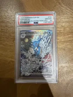 2024 POKEMON SVP EN-SV BLACK STAR PROMO #131 KINGDRA EX PSA 10 - Image 1