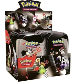 Pokemon Black Bolt & White Flare Unova Mini 8 Tin Display Case Factory Sealed - Image 1