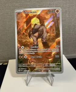 2025 Pokemon SV White Flare - WHT EN Terrakion Illustration Rare #135/086 - Image 1