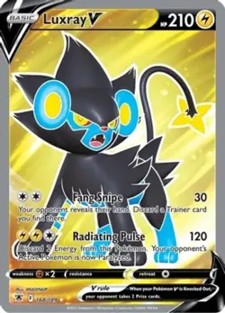 Luxray V - 168/189 - Full Art Ultra Rare NM, English Pokemon Astral Radiance - Image 1