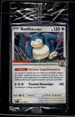 Hop’s Snorlax 117/159 GameStop Promo SEALED (FRENCH) (NM) / Pokemon TCG - Image 1