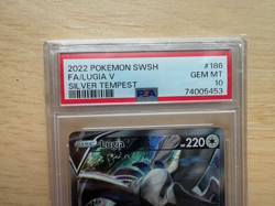 PSA 10 - PERFECT! Pokemon 2022 Lugia V 186/195 Alt Art Silver Tempest GEM MINT - Image 2