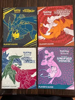 Pokemon Tag Team Up Unbroken Unified Cosmic ETB Players Guide Lot Of 4 Nice - Image 1