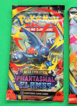 POKEMON MEGA EVOLUTION PHANTASMAL FLAMES 2 BOOSTER PACKS SEALED - Image 2