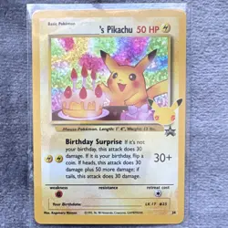Pokemon ______'s Pikachu 24/53 Wotc Promo Holo English 50HP - Image 1