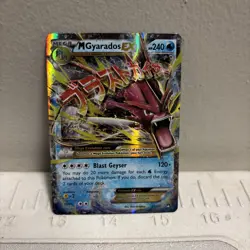 Pokemon M Gyarados EX Full Art Ultra Rare Mega 27/122 Breakpoint Holo English - Image 1