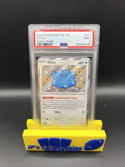 2024 POKEMON PAF EN-PALDEAN FATES SHINY RARE #201 DITTO PSA 9 - Image 1