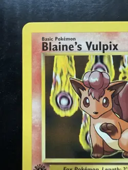 Pokemon Blaine's Vulpix 66/132 Gym Challenge-1st Edition Regular (NM) - Image 2