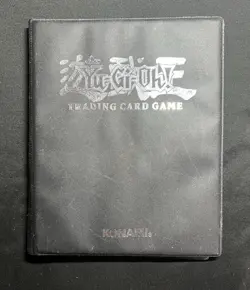 Vintage Yu-Gi-Oh! Trading Card Game Binder 1996 Konami Original Logo Black Album - Image 1