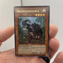 Yugioh! LP Destroyersaurus - FOTB-EN017 - Ultimate Rare - 1st Edition Lightly Pl - Image 1