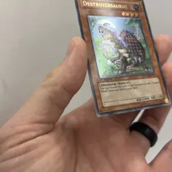 Yugioh! LP Destroyersaurus - FOTB-EN017 - Ultimate Rare - 1st Edition Lightly Pl - Image 5