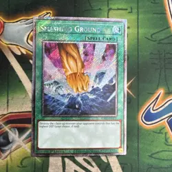 Yugioh! Smashing Ground RA03-EN135 Platinum Secret Rare 1st Edition NM - Image 1