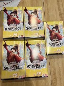 One Piece TCG Starter Deck ST29 Egghead Sealed x5 ST-029 - Image 1