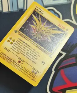 Zapdos 30/62 Rare 1st Edition Fossil Set Pokemon Card WotC 1999 NM- - Image 5