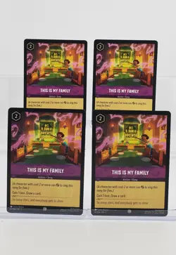 Disney Lorcana This Is My Family 81/204 Archazia's Island 4 Cards CM - Image 1