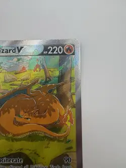 Pokemon TCG Charizard v SWSH260 Sword & Shield Promo Card Near Mint Condition - Image 3