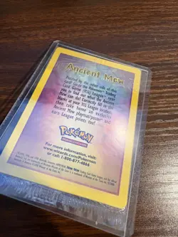 2000 POKEMON MOVIE PROMOS ANCIENT MEW FACTORY SEALED in Hard Plastic Case - Image 4