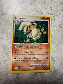 Arcanine 1/111 Platinum Rising Rivals Holo Rare - Image 1