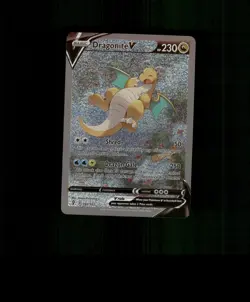 FAN-ART READ DESCRIPTION BELOW SPARKLING HOLO DRAGONITE Pokemon Card p2 - Image 1