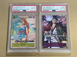 PSA 10 ONE PIECE Card Game 2nd Anniversary Promo ZORO NAMI Set Japanese - Image 1