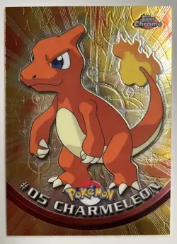 Charmeleon #5 2000 Tops Chrome Series 1 Pokemon Card Full Holo Mint Condition - Image 1