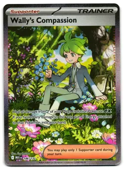 Wally's Compassion 186/132 - Mega Evolution Pokemon TCG - NM Card - Image 1