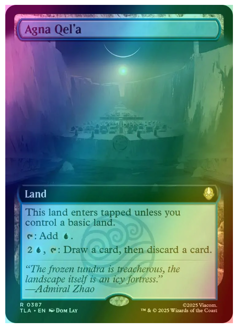 Agna Qel'a - Foil - Extended Art Avatar MTG - Image 1