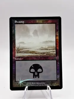 Swamp 341/350 Foil Mercadian Masques MMQ MTG LP - Image 1