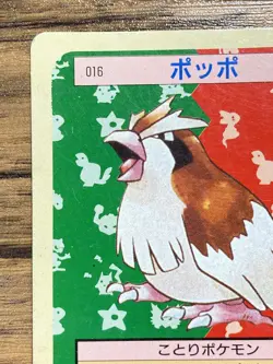 Pokemon Carddass Card Topsun No. 16 Pidgey Pocket Monsters Green Back - Image 3