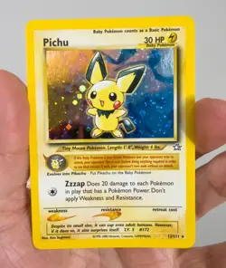 Pokemon Pichu 12/111 (Holo Rare) Neo Genesis - LP+ Great condition - Image 1
