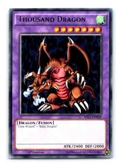 Thousand Dragon - MIL1-EN039 - Rare - 1st Edition - Yugioh - Image 1