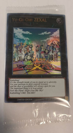 Yu-Gi-Oh! ZEXAL - Ultra Rare Sealed Lost Art Promotion LART-EN054 Promo Yugioh - Image 1