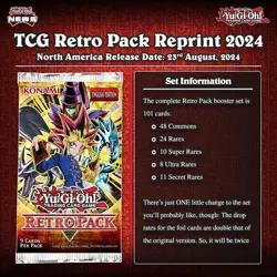 Yugioh Yu-Gi-Oh! RETRO PACK Booster Pack x1 New Sealed 2024 Reprint Fast Ship! - Image 4