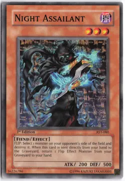 Yugioh - Night Assailant AST-080 1st Edition - Ancient Sanctuary - Image 1