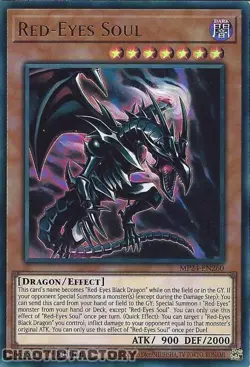 YUGIOH MP24-EN260 Red-Eyes Soul Ultra Rare 1st Edition NM - Image 1
