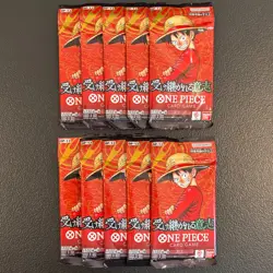 10 PACKS One Piece OP-13 Carrying On His Will Sealed Booster Japanese - Image 1