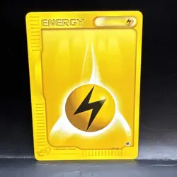 Lightning Electric Energy 163/165 LP Expedition E Reader Pokemon Card - Image 1