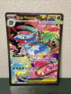 Mega Venusaur EX SIR 177/132 Mega Evolution English Pokemon TCG Mint/NM Card - Image 1